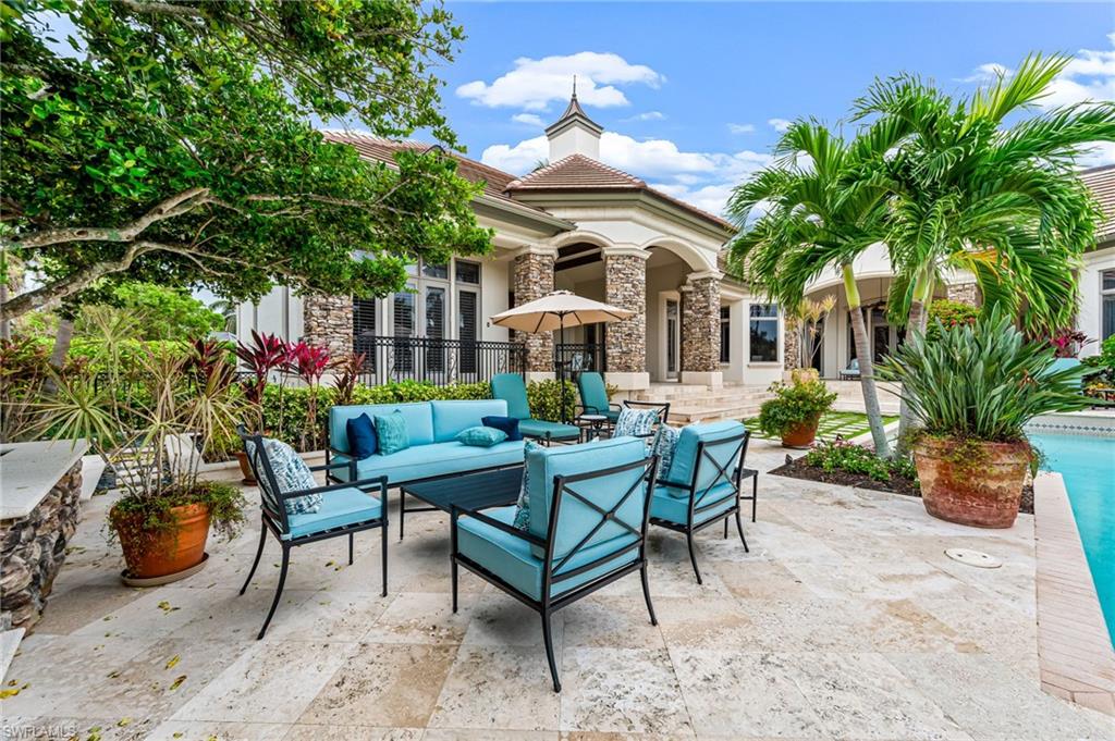 View of patio / terrace with an outdoor hangout area
