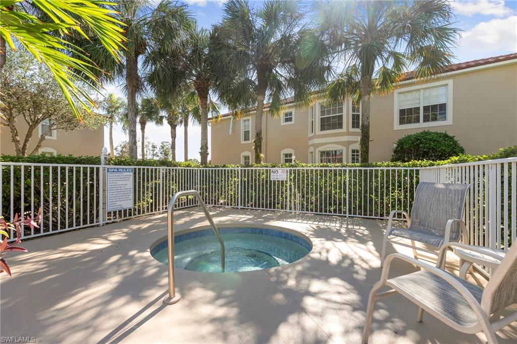 View of the subdivisions private spa.