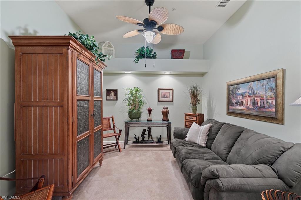 Spacious den area