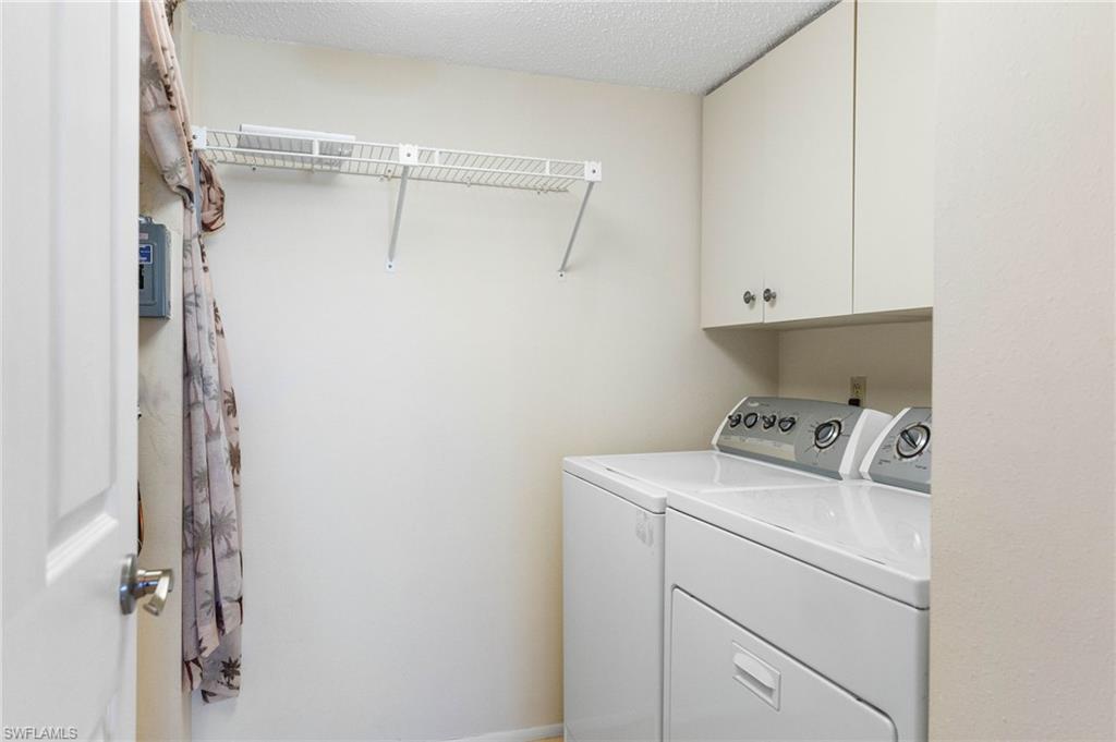 Laundry room with full size Washer & Dryer