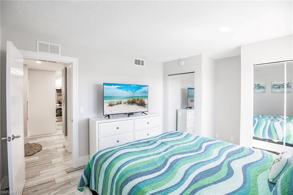Bedroom featuring light hardwood / wood-style flooring