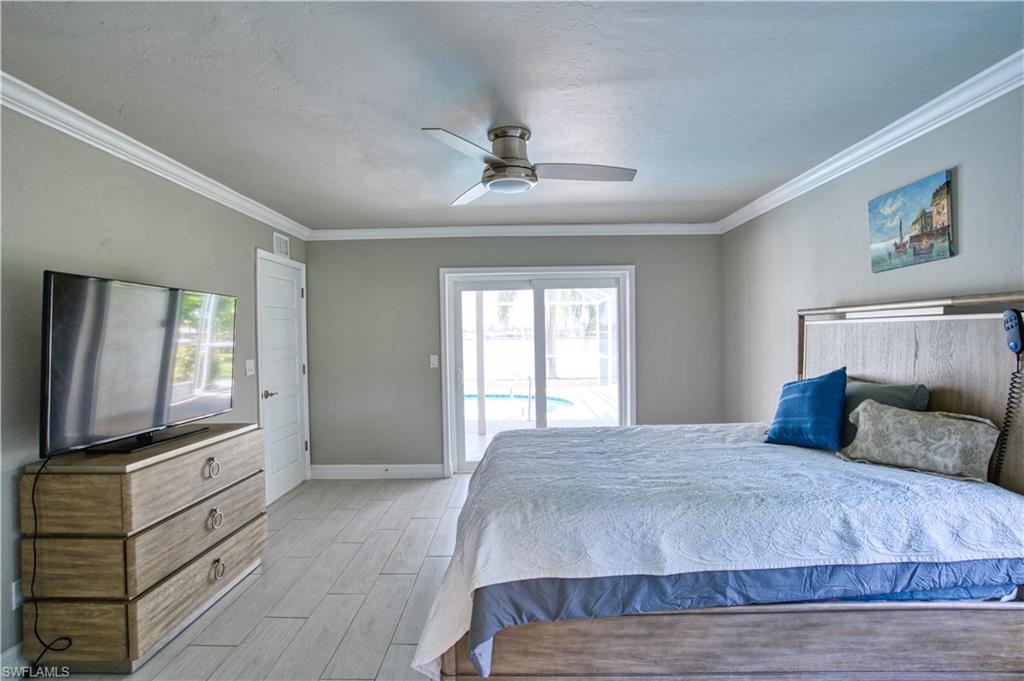 Master bedroom spacious with views