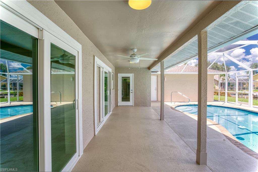 Spacious Lanai under roof