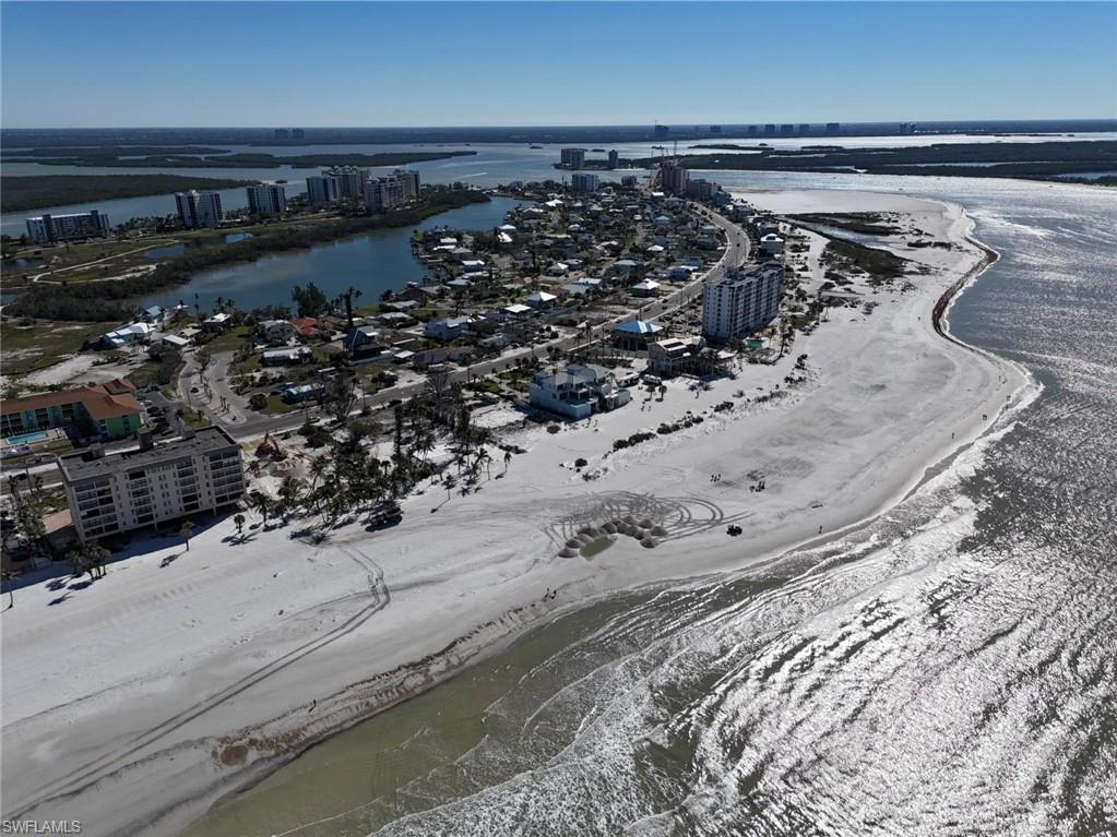 View of urban area with a nearby body of water