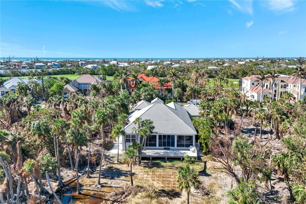Aerial view of rear of property