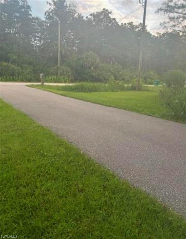 Surrounding community with a lawn