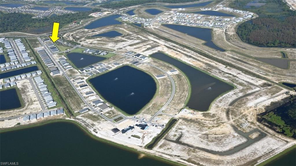 Aerial view of home