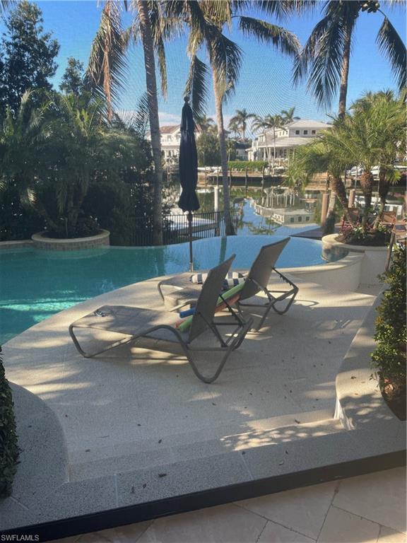 View of pool