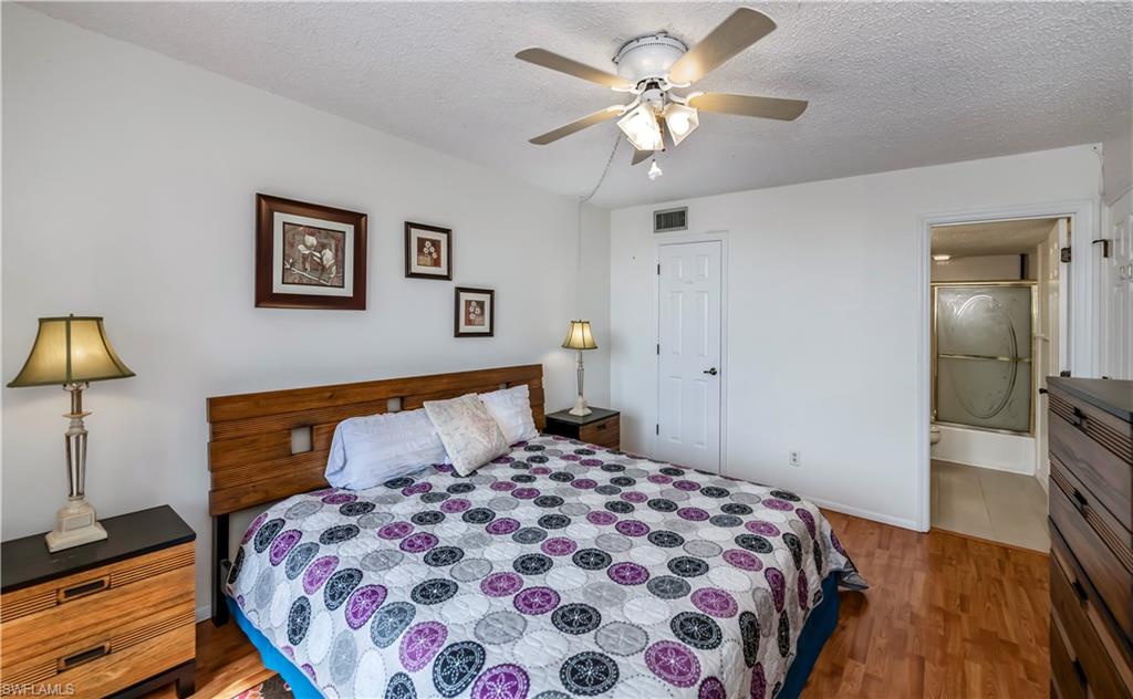 View of closet and bathroom
