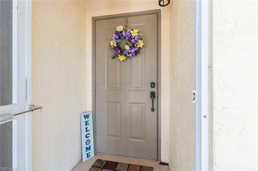 View of exterior entry