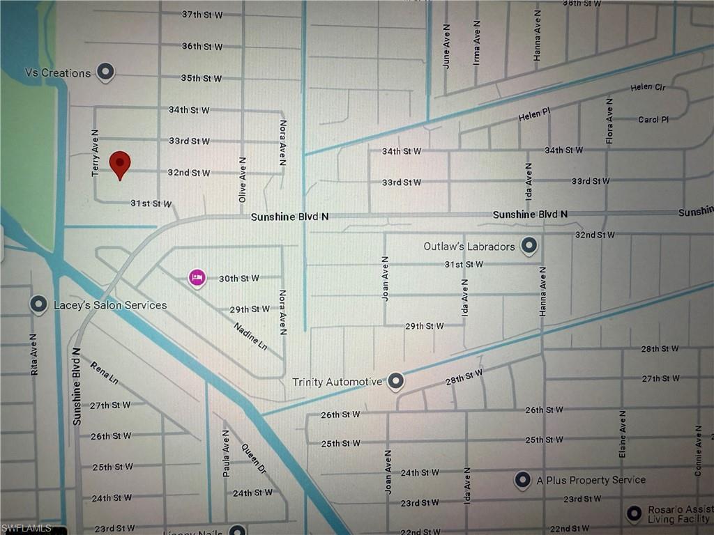 Map location