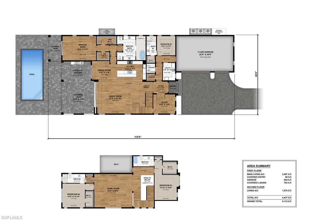 View of home floor plan