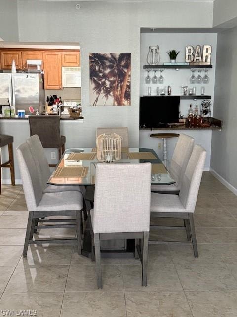 View of dining room