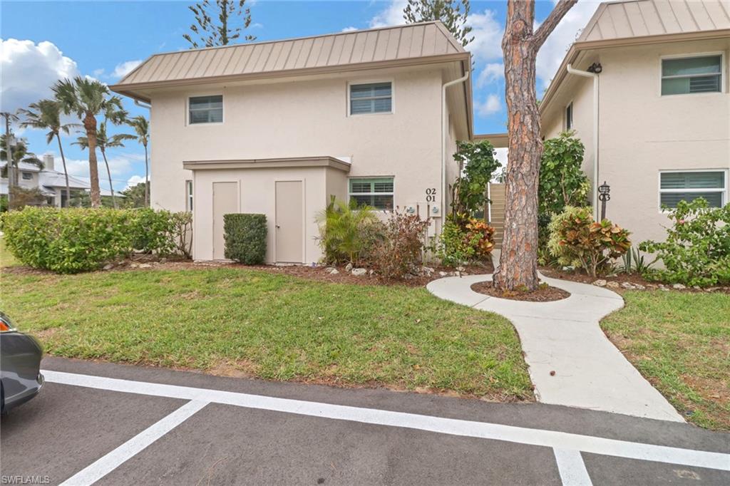 Two appointed parking spaces and outdoor storage unit