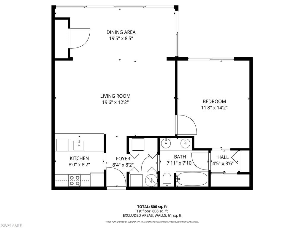 View of floor plan / room layout