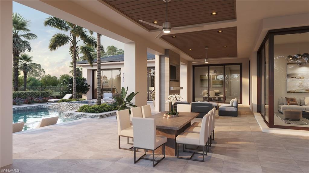 Rendering of outdoor living