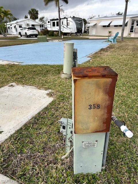 View of Electrical box needs repair
