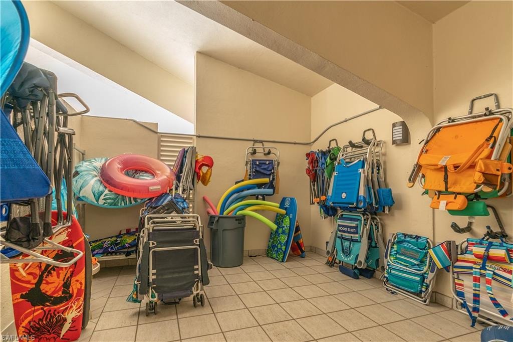 Beach storage room