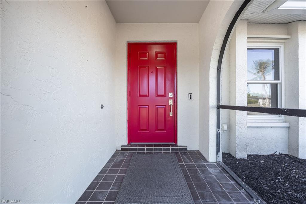View of exterior entry