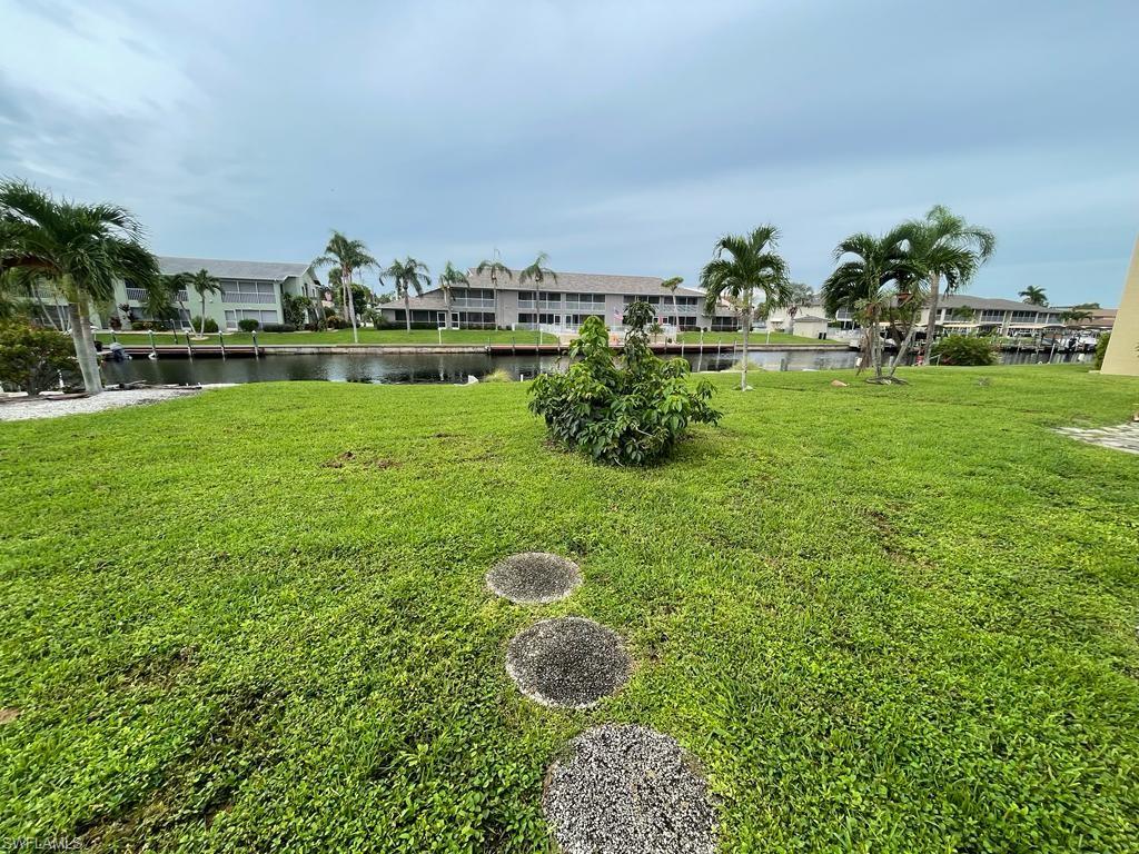 View of yard featuring a water view