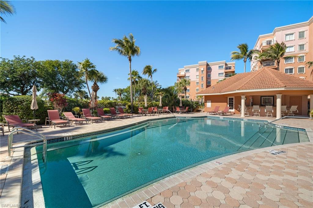 View of pool & patio/clubhouse area