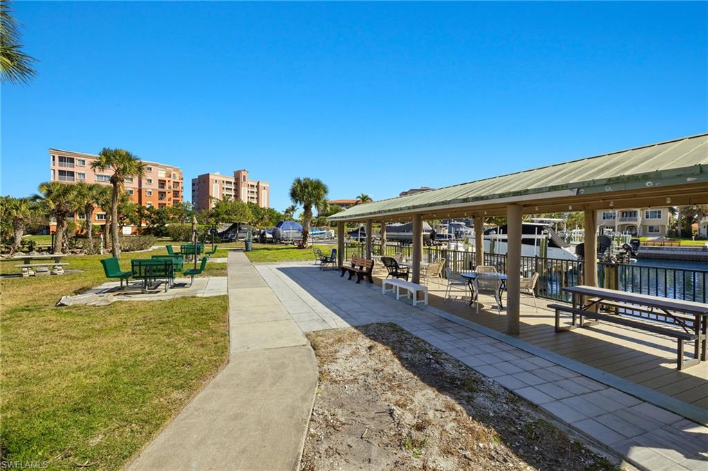 Community Docks and walking paths to beach