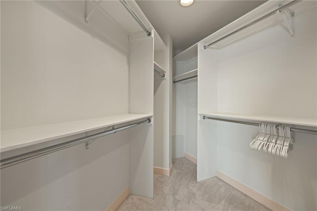Master walk-in closet