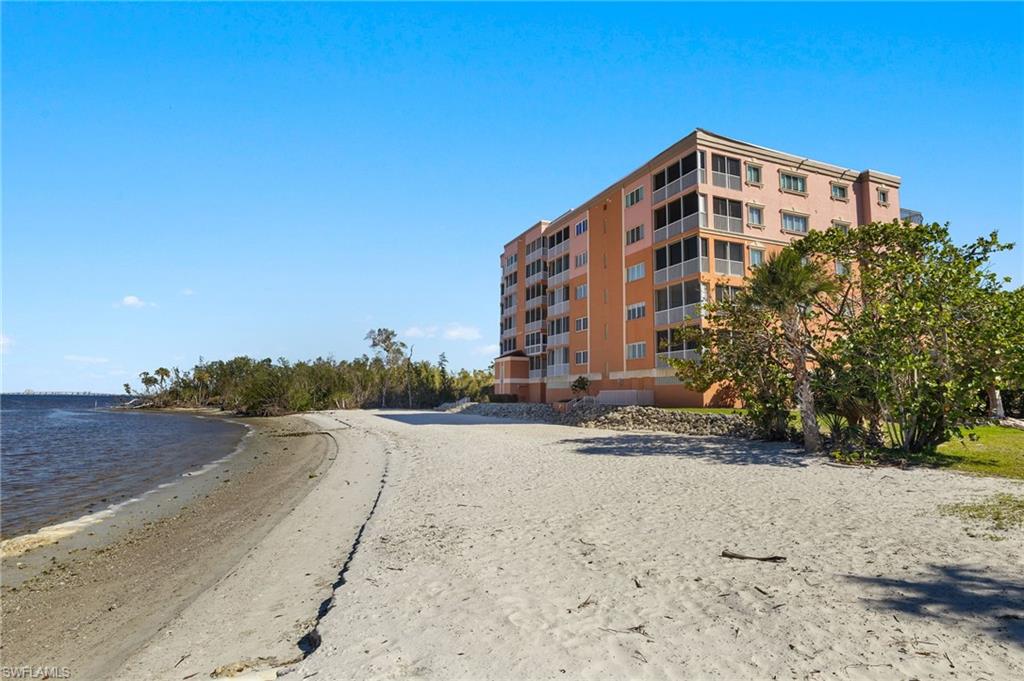 View of large beach in front of Unit 101