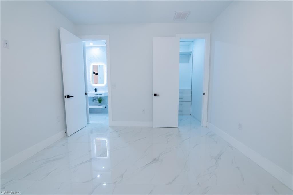 View of spare room