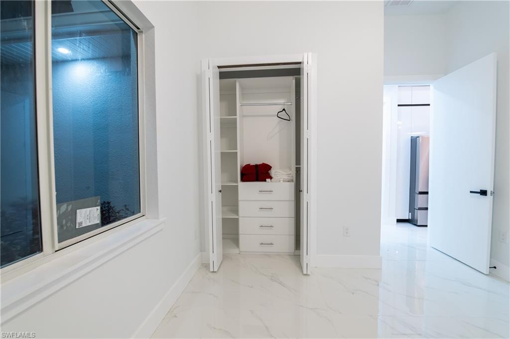 View of closet