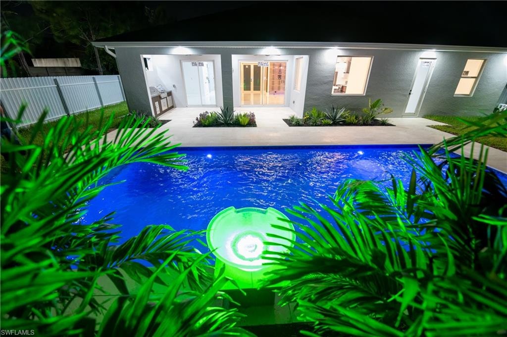 View of pool