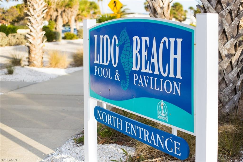 Entrance to North Lido Beach Pavillion