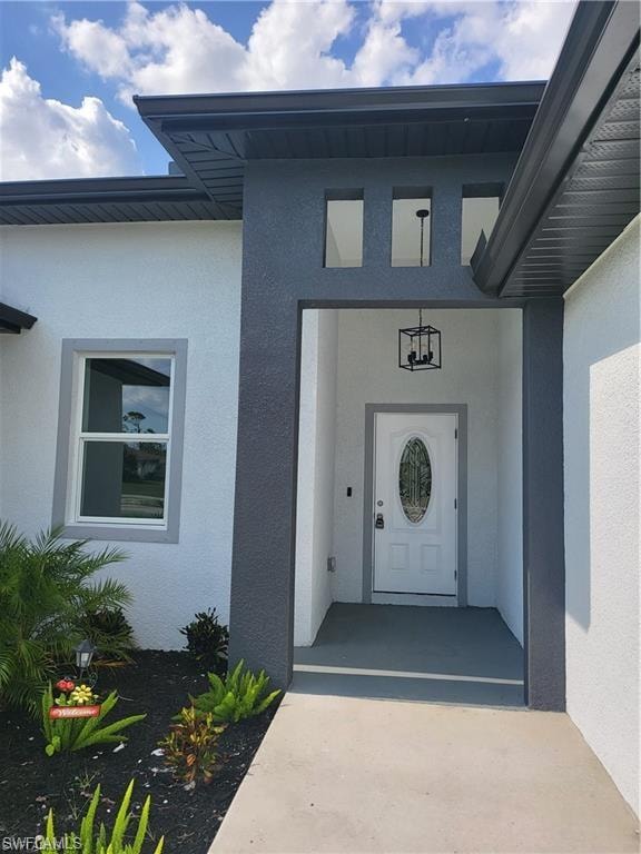 View of entrance to property