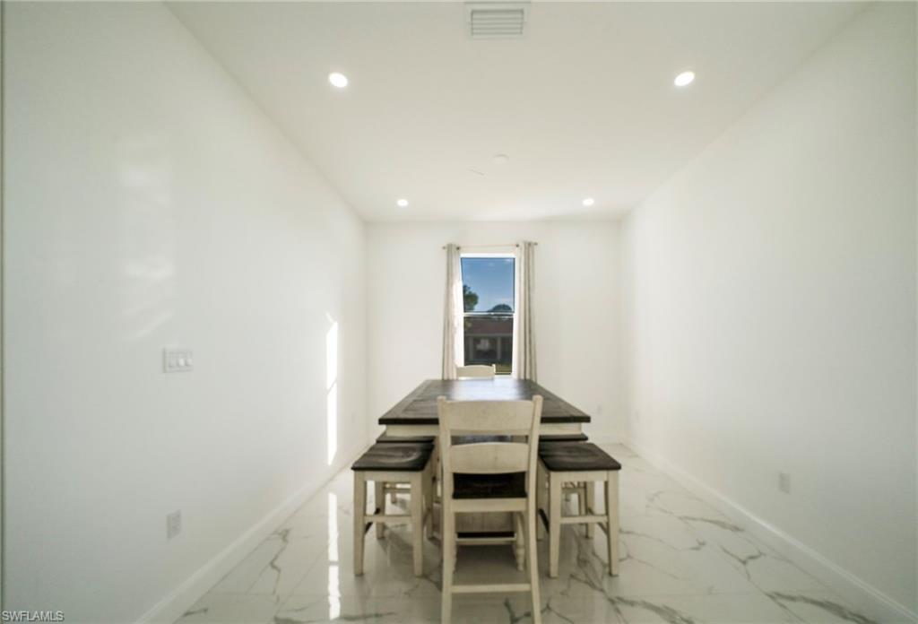 View of unfurnished dining area