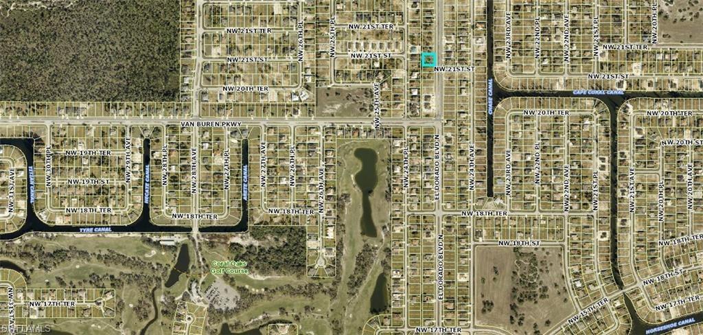 Short Distance to Coral Oaks Golf Course