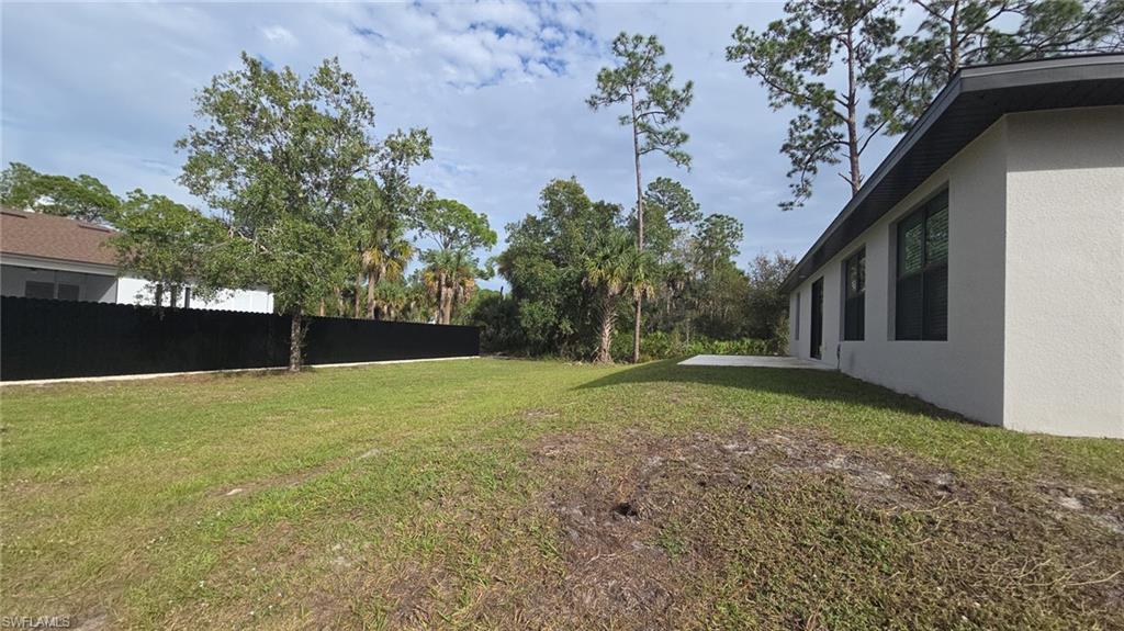 View of yard