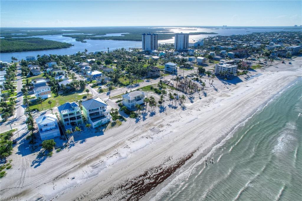 View of urban area featuring extended coastline
