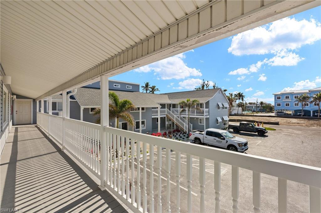 Balcony with a residential view