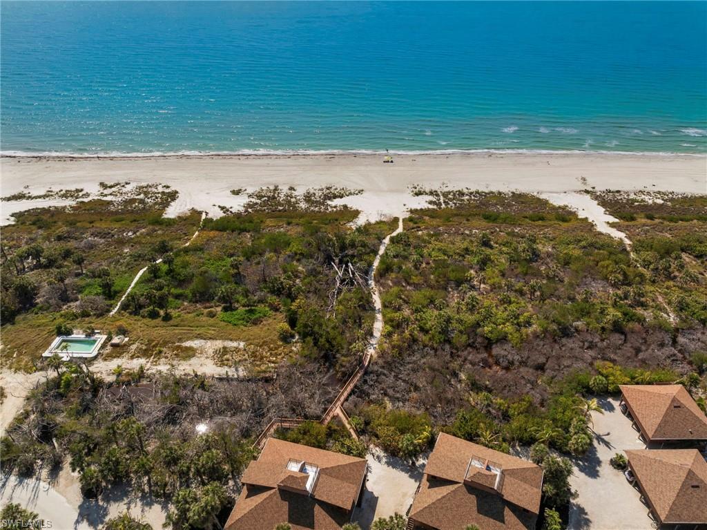 Aerial View Beach Access