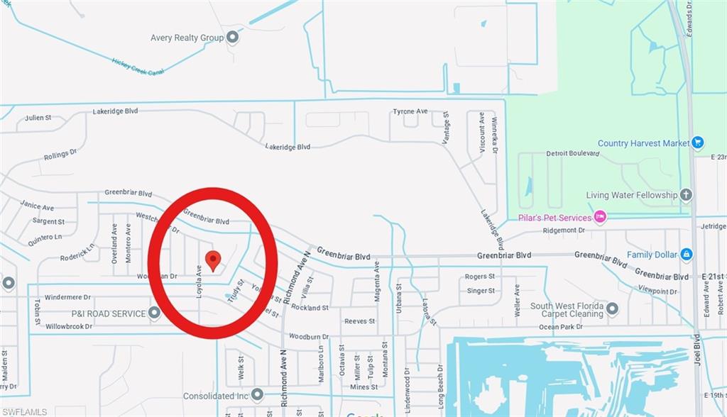 Map location
