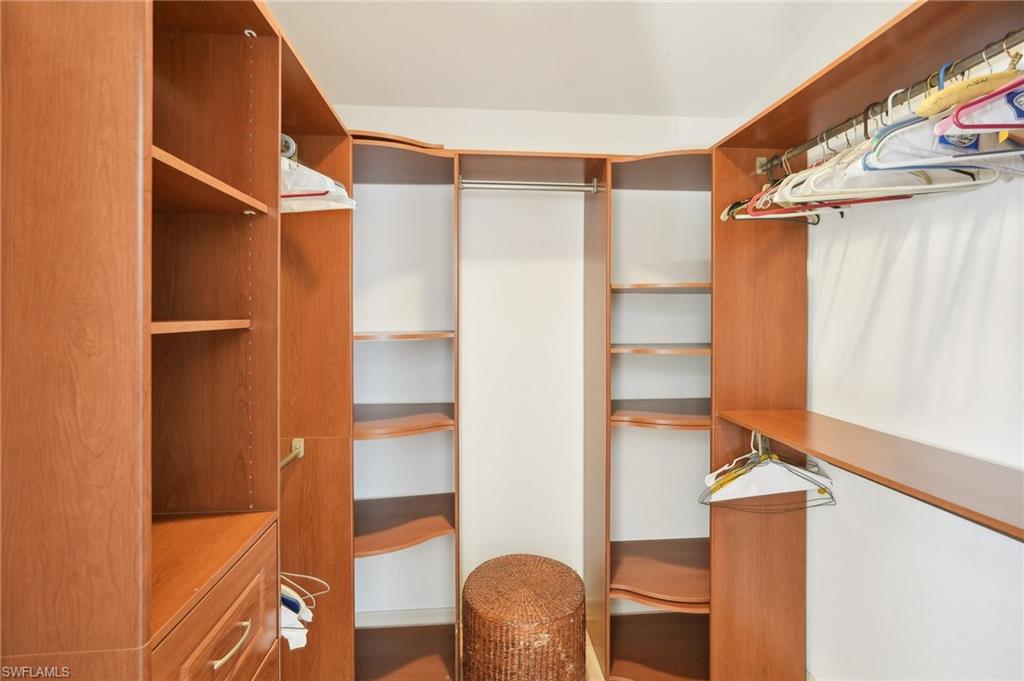 View of spacious closet