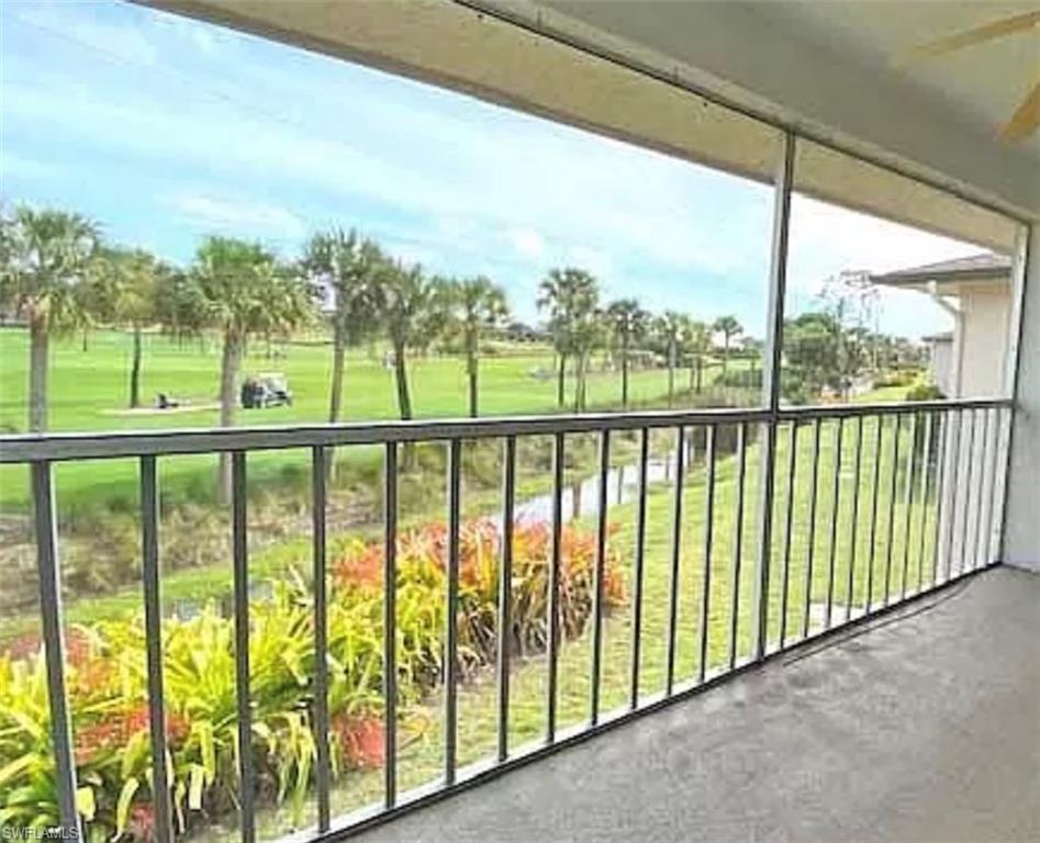 View from the balcony