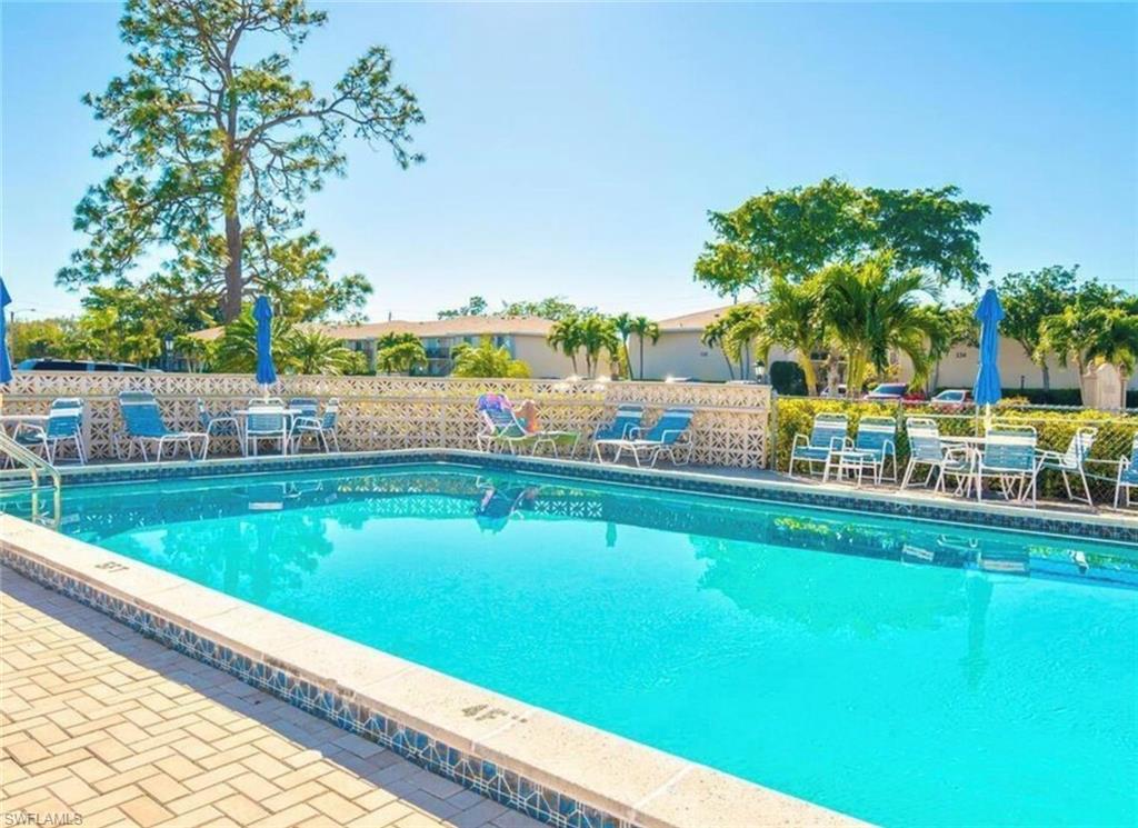Beautiful pool for residents