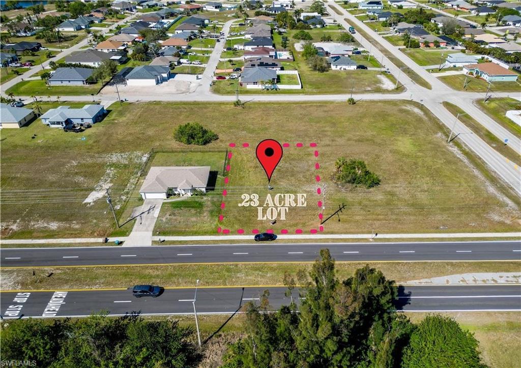 Bird's eye view featuring a residential view
