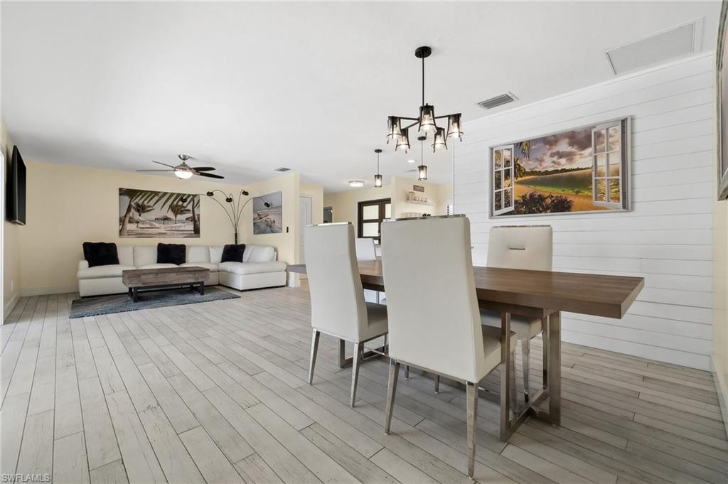 Looking from the Dining Room to the Living Room