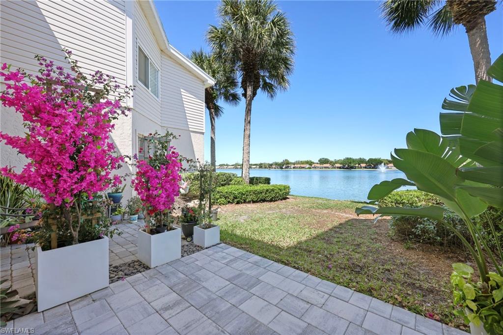 Paved Patio with Lake View