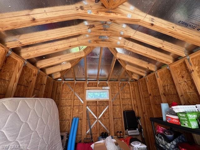 View of storage room