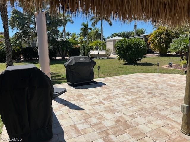 View of patio / terrace with grilling area