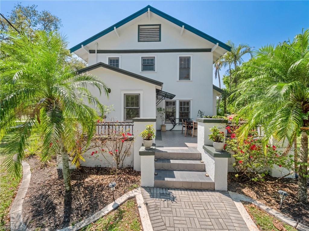 Historic charm extends outdoors with inviting spaces that encourage year-round Florida living.