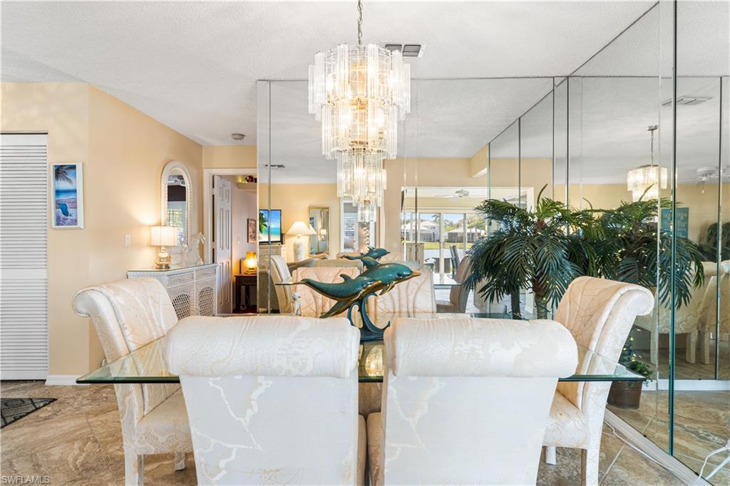 Formal dining area.